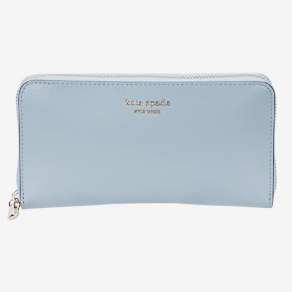 Kate Spade Light Blue Continental Wallet